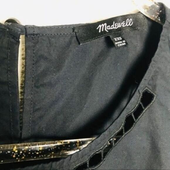 Madewell sleeveless embroidered peplum  top XXS BoxK - Picture 7 of 10